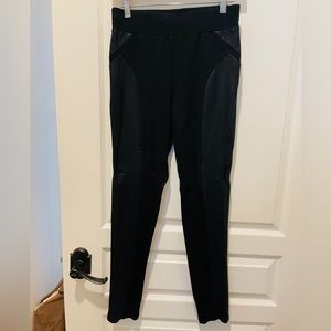 INC leather accent legging